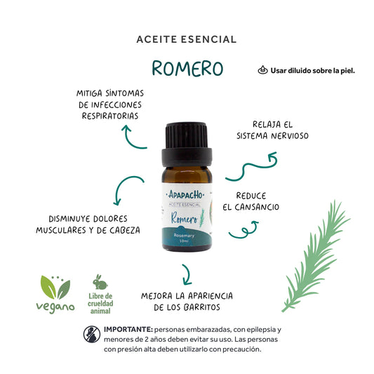 Aceite esencial de romero