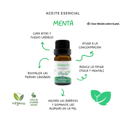 Aceite esencial de menta
