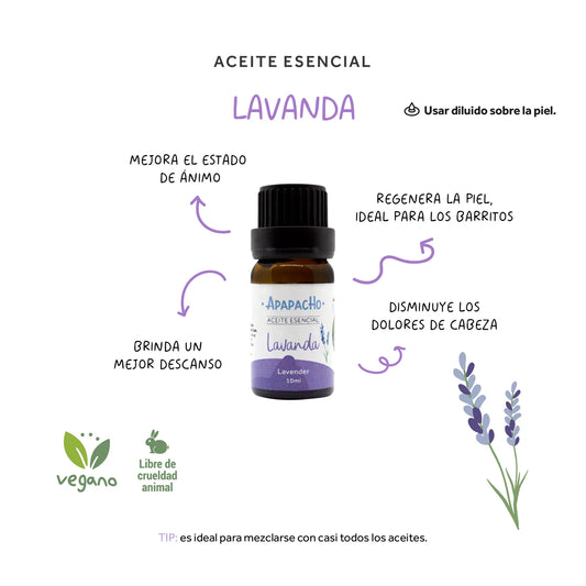 Aceite esencial de lavanda