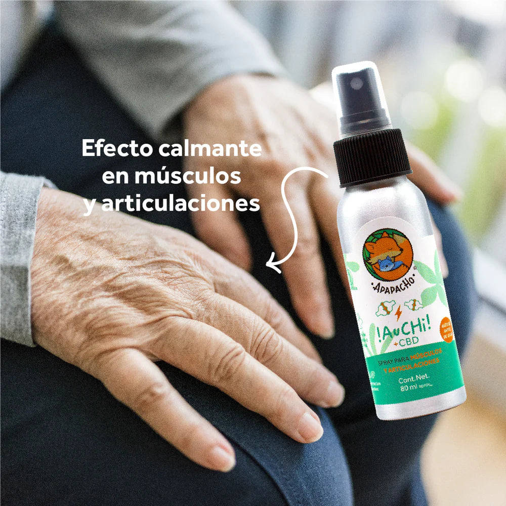 Spray Auchi + CBD (dolor y contracturas musculares)