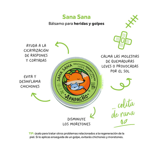 Sana Sana (Bálsamo para heridas y golpes)