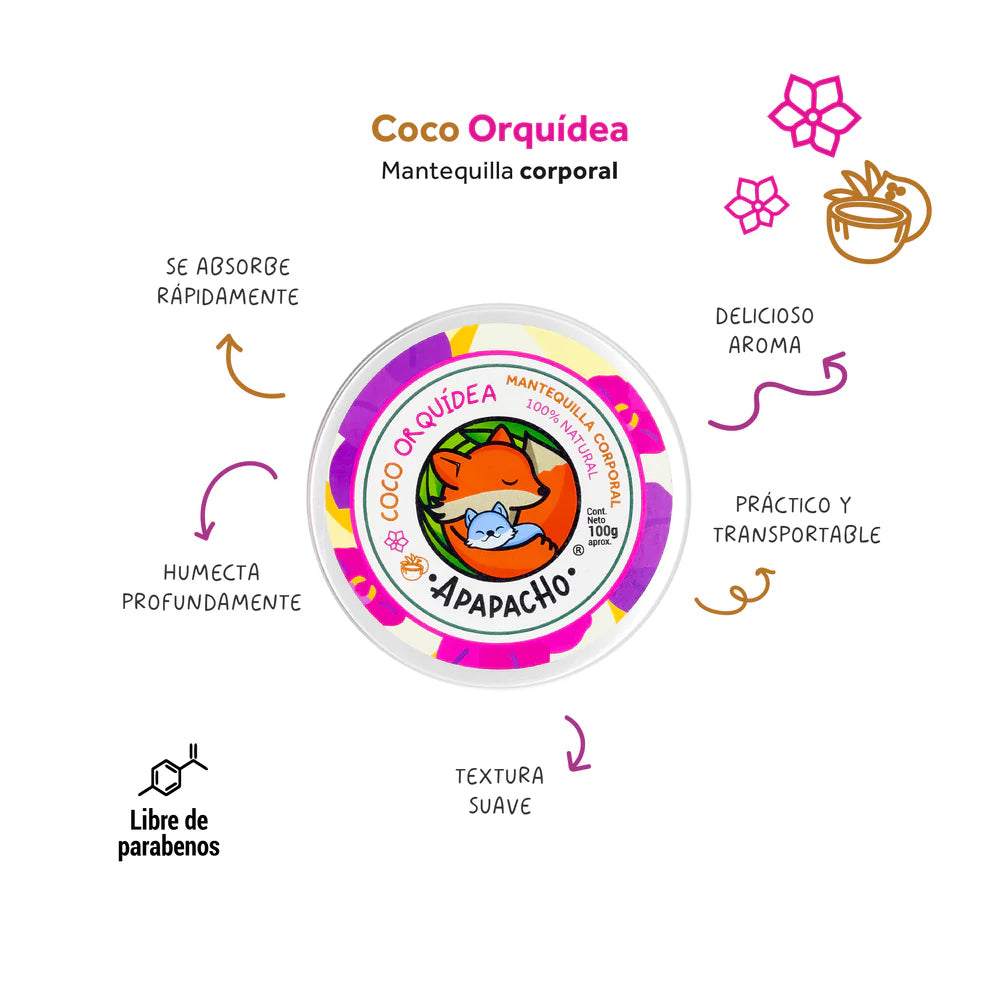 Coco-Orquídea (Mantequilla Corporal)
