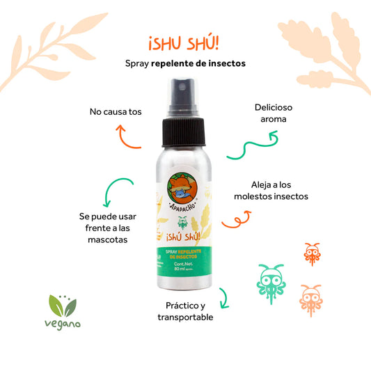 Spray ¡Shú shú! (Repelente de insectos)